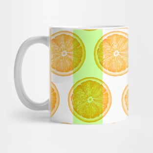 Citrus Slice and Stripes Mug